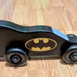 Batman Black Wooden Toy Car